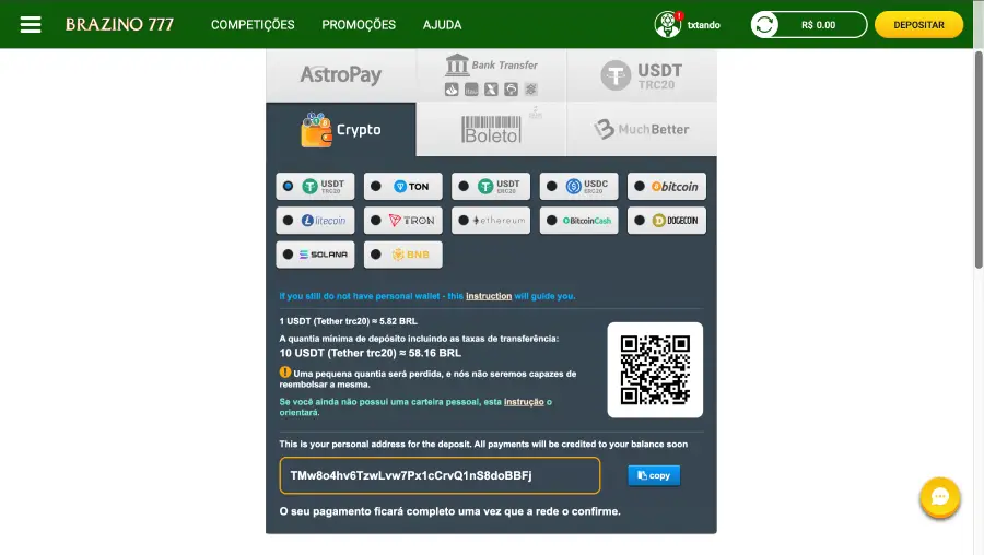 Brazino777 cassino -criptomoedas