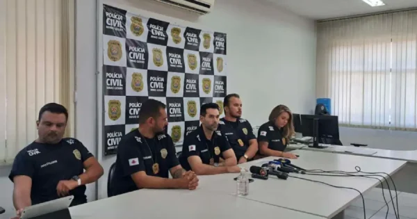Influenciadores presos por incentivarem cassinos ilegais.
