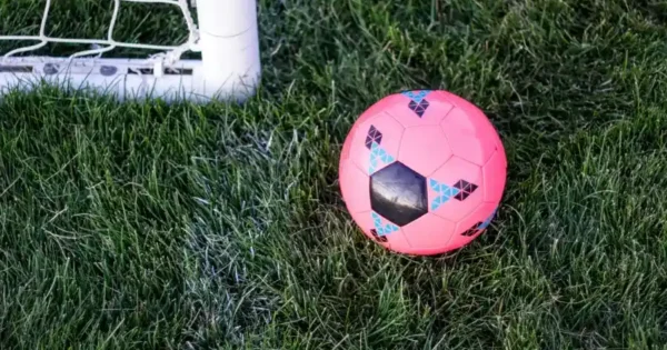 Fotografia de uma bola de futebol - Imagem de Joshua Hoehne /Unsplash